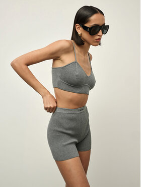 La Mania La Mania Top MILD Szary Classic Fit