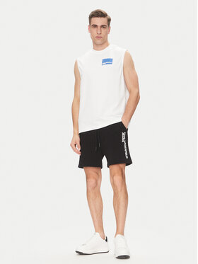 KARL LAGERFELD KARL LAGERFELD Tank top A2M17053 Biały Relaxed Fit