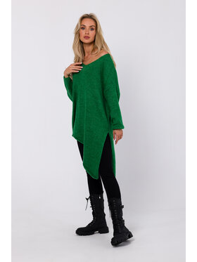 Made of Emotion Made of Emotion Sweter M769 Zielony Modern Fit