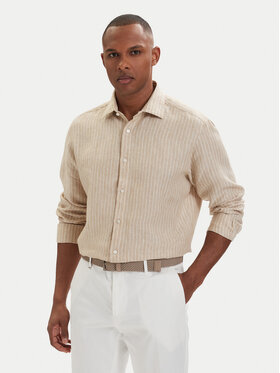HUGO HUGO Риза Valerio 50562694 Светлобежов Modern Fit