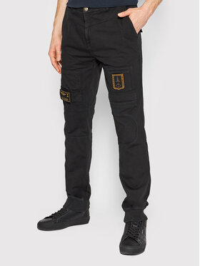 Aeronautica Militare Aeronautica Militare Текстилни панталони 221PF743J217 Черен Regular Fit