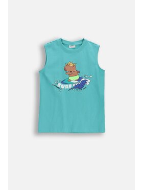 Coccodrillo Coccodrillo T-Shirt WC6143302VBB-013 Turkusowy Regular Fit