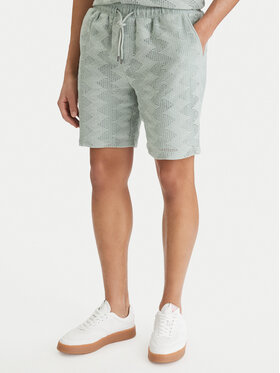 Guess Guess Medžiaginiai šortai M6GD29 K3237 Žalia Regular Fit