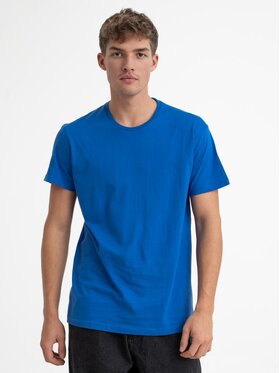 Urban City Urban City T-Shirt T-Shirt Męski Niebieski UrbanCity No Logo 3XL Niebieski Regular Fit
