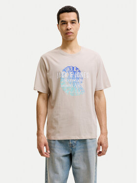 Jack & Jones Jack & Jones Футболка Gradient Print 12288094 Світло-бежевий Regular Fit