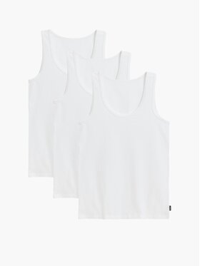 Atlantic Atlantic Top basic Biały Regular Fit