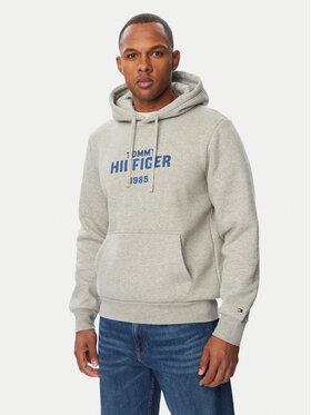 Tommy Hilfiger Tommy Hilfiger Mikina MW0MW44937 Šedá Regular Fit