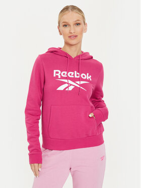 Reebok Reebok Pulóver Fleece Hoodie Rózsaszín Regular Fit
