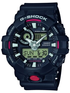 Casio Casio Zegarek GA-700-1AER Czarny