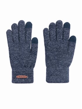 Ombre Ombre Rękawiczki OM-ACGL-0110 Granatowy