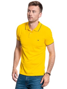 Wrangler Wrangler T-shirt SS PIQUE POLO Giallo Regular Fit