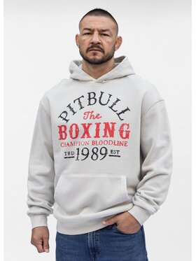 PITBULL PITBULL Bluza Washed CHAMPION BLOODLINE Biały Regular Fit