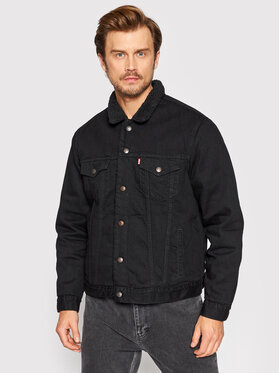 Levi's® Levi's® Дънково яке Type III Sherpa 16365-0100 Черен Regular Fit