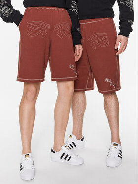 Grimey Grimey Sportske kratke hlače GBSS165 Smeđa Regular Fit