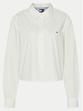 Tommy Jeans Tommy Jeans Hemd DW0DW19354 Weiß Relaxed Fit
