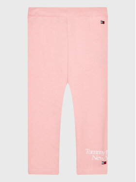 Tommy Hilfiger Tommy Hilfiger Legginsy Graphic KN0KN01562 Różowy Slim Fit