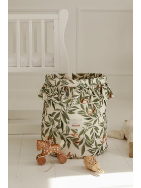 Malomi Kids Malomi Kids Organizer Kosz na zabawki Woodland Zielony