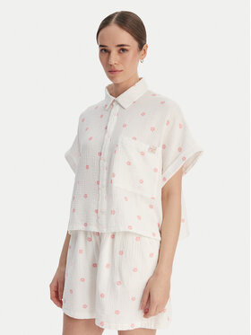 Roxy Roxy Cămașă W126-RXLST-1023-01P Alb Oversize