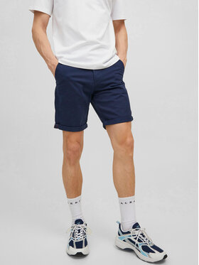 Jack&Jones Jack&Jones Шорти от плат Bowie 12165604 Тъмносин Regular Fit
