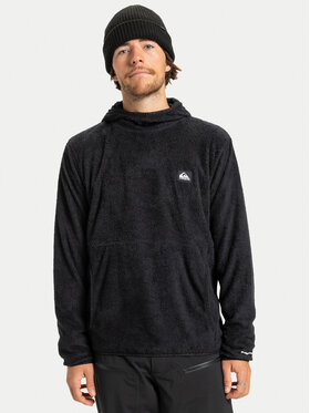 Quiksilver Quiksilver Fleecová mikina Warm Up Hoodie EQYPF03079 Černá Regular Fit