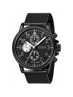 Strand Strand Zegarek S714GMBBMB Czarny