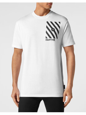 PHILIPP PLEIN PHILIPP PLEIN T-Shirt 9861 Biały Regular Fit