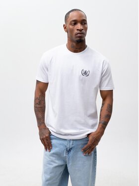 Jigga Wear Jigga Wear T-Shirt Laur korona modna 130028 Biały Regular Fit