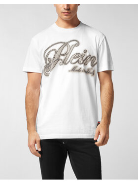 PHILIPP PLEIN PHILIPP PLEIN T-Shirt 27153 Biały Regular Fit