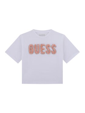 Guess Kids Guess Kids Top 177355 Biały Classic Fit