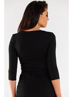 Infinite You Infinite You Bluzka M304 Czarny Basic Fit