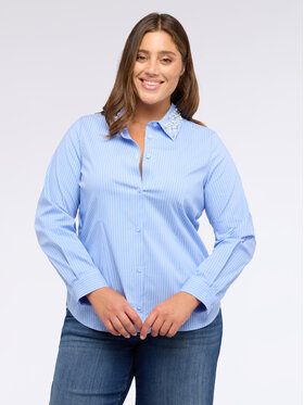 Fiorella Rubino Fiorella Rubino Camicia 5120T001363N0R4 Turchese A-Line Fit