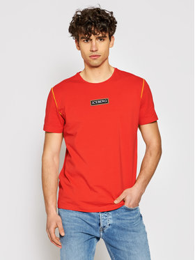 Iceberg Iceberg T-Shirt F01D63094729 Czerwony Regular Fit