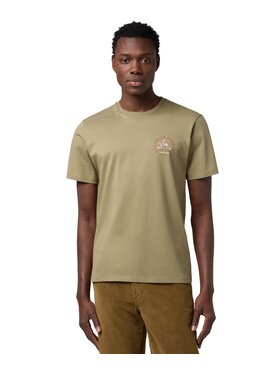 Wrangler Wrangler T-Shirt 112371473 Zielony Regular Fit