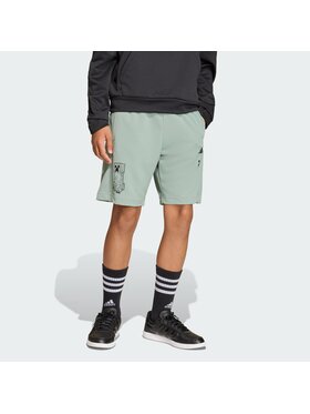 adidas adidas Szorty materiałowe 158795 Zielony Regular Fit