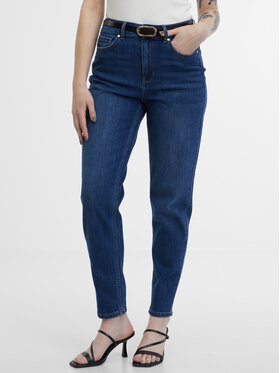 Orsay Orsay Jeansy 1000360548000__34 Niebieski Mom Fit