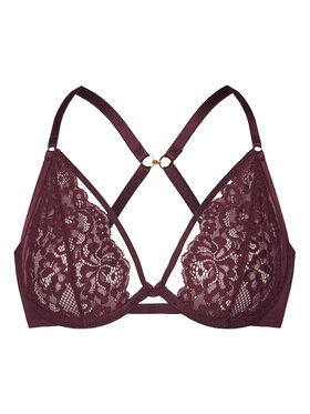 Hunkemöller Hunkemöller Grudnjak sa žicom 302379 Tamnocrvena