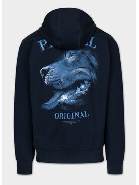 PITBULL PITBULL Bluza MIDNIGHT Granatowy Regular Fit