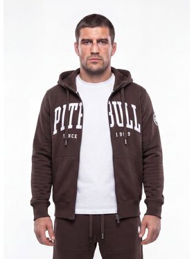 PITBULL PITBULL Bluza NORTON Brązowy Regular Fit