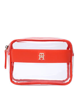 Tommy Hilfiger Tommy Hilfiger Geantă pentru cosmetice Th Travel Clear Case AW0AW14814 Transparent