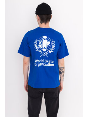 Kamuflage Kamuflage T-Shirt Worldwide Granatowy Relaxed Fit