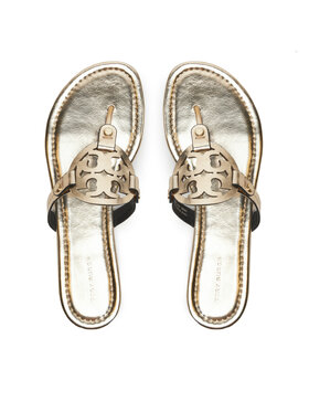 Tory Burch Tory Burch Japonki Miller 162596 Złoty