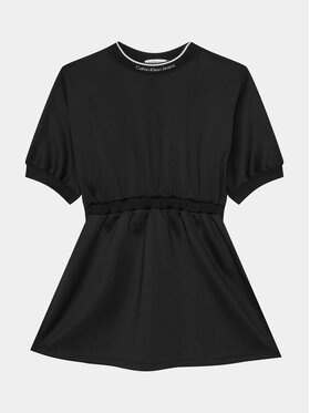 Calvin Klein Jeans Calvin Klein Jeans Повсякденна сукня Shine Logo IG0IG02318 Чорний Regular Fit