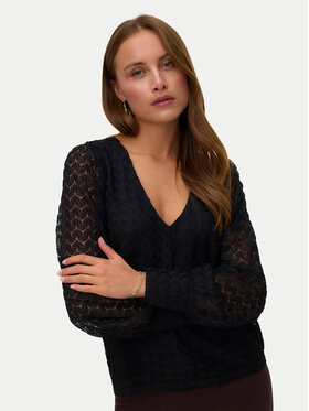 Vero Moda Vero Moda Bluză Vmbecca 10336137 Negru Regular Fit