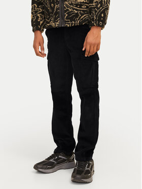 Jack&Jones Junior Jack&Jones Junior Hlače Kane 12258392 Crna Relaxed Fit