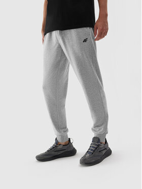 4F 4F Jogginghose 4FAW23TTROM451 Grau Regular Fit
