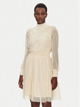 YAS YAS Коктейлна рокля Sophia 26032212 Бежов Regular Fit