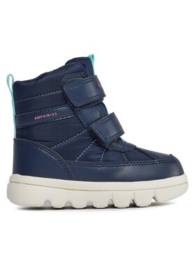 Geox Geox Śniegowce B Willaboom Girl B A B365AE 0FU54 C4002 S Granatowy