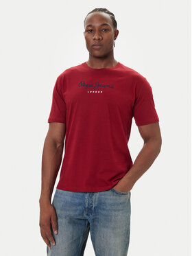 Pepe Jeans Pepe Jeans Póló Eggo N PM509979 Piros Regular Fit