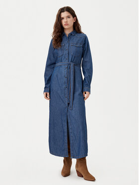 Noisy May Noisy May Rochie tip cămașă Sigga 27032159 Bleumarin Regular Fit