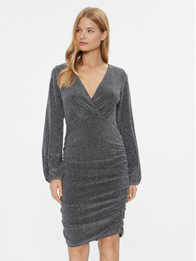 Vila Vila Coctailkleid 14089866 Silberfarben Regular Fit